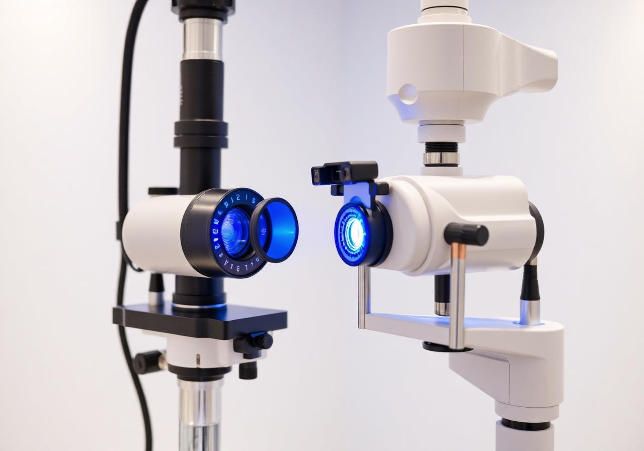 Advanced eye examination equipment at Reflex Eye Care